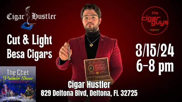 The Besa Cigar Cut and Light Event at Cigar Hustler in Deltona