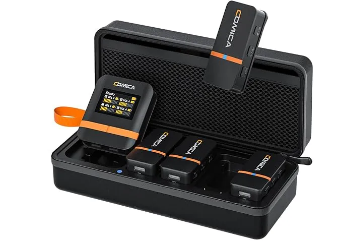 Comica Vimo Q 4-Channel Wireless Lavalier Microphone System: A Game-Changer for Content Creators