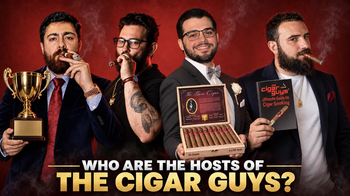 Who are the hosts of The Cigar Guys?