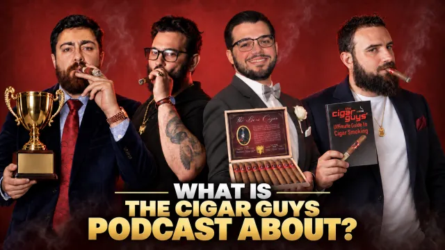 What is The Cigar Guys podcast about?
