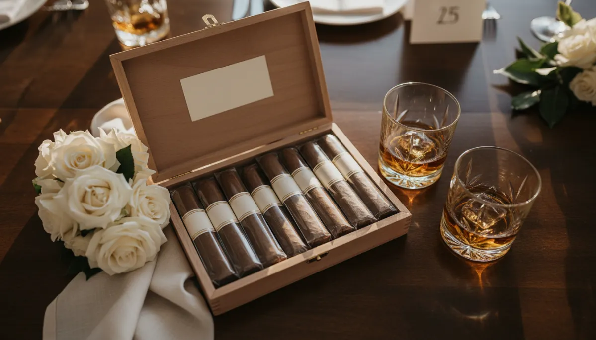 LM Cigars Custom Cigars: Personalized Labels and Printed Cellophane for Weddings, Events and Gifts