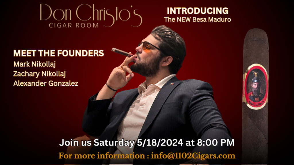 Unveiling The Besa Maduro at Don Christo’s Cigar Room in Shelby Township,&nbsp;MI