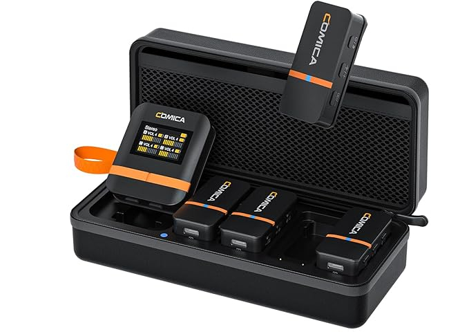 Comica Vimo Q 4-Channel Wireless Lavalier Microphone System: A Game-Changer for Content&nbsp;Creators