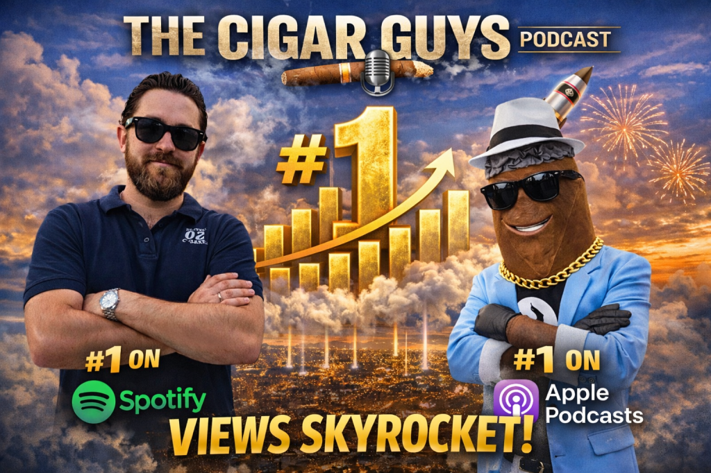 The Cigar Guys Podcast: Views Skyrocket After Securing #1 Ranking on Spotify and Apple&nbsp;Podcasts