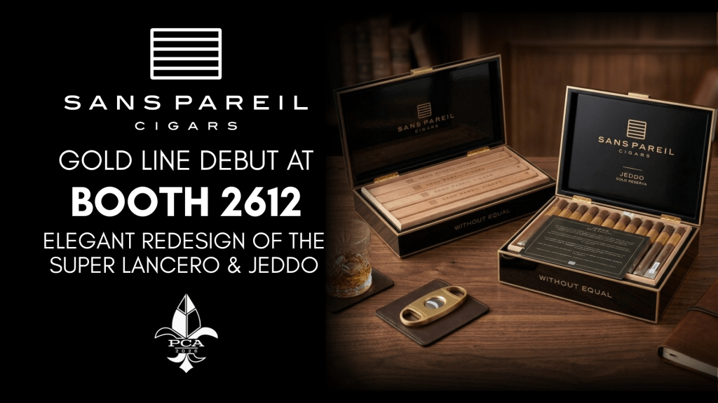 Sans Pareil Cigars Unveils Redesigned Gold Line Featuring the Super Lancero and Jeddo